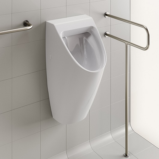 Писсуар GSI Community Rimless 9097FO11 (909711) подвод воды сзади