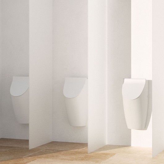 Писсуар с крышкой GSI Community Rimless 9098K11 (909811) подвод воды сзади