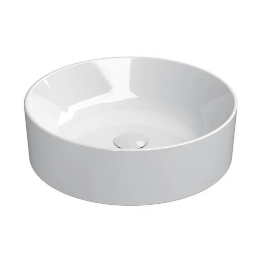 Раковина накладная GSI Kube X 942711 (Ø450 мм) белая