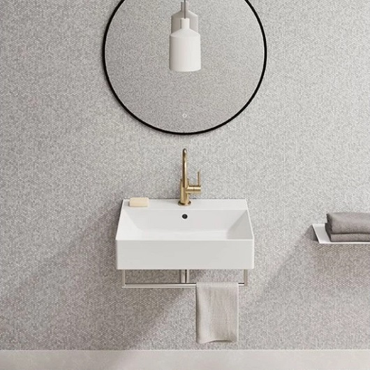 Раковина GSI Kube X 9431111 (600х470 мм) белая