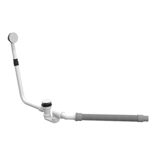 Слив-перелив Bette Mono Silhouette B642-000 (для отдельностоящих ванн, белый эмалированный, Click-clack)