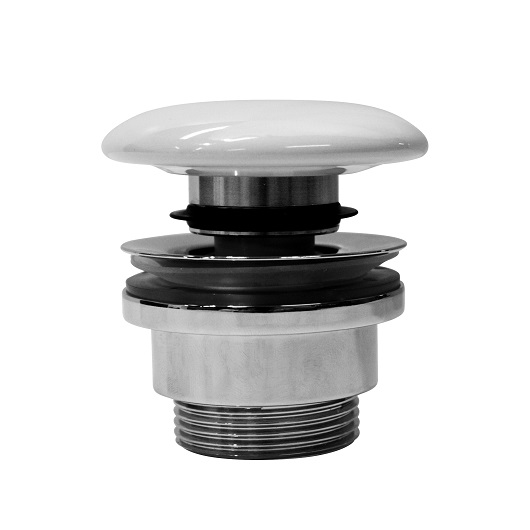 Донный клапан GSI PCS09 белый матовый (универсальный)