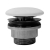 Раковина накладная GSI Pura 8834PVC09 (600х370 мм) белая матовая с донным клапаном