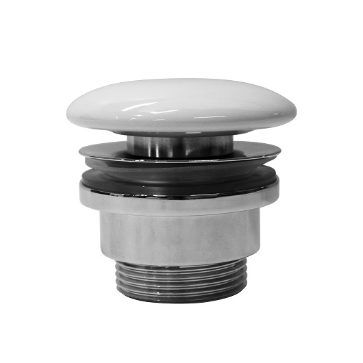 Незапираемый донный клапан GSI PVC11 белый (универсальный)