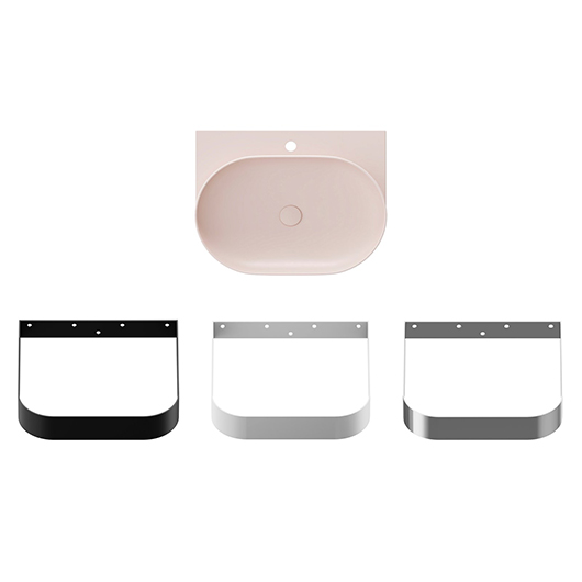 Раковина Ravak Yard 600 XJX0G260000 (600х500мм, розовый матовый)