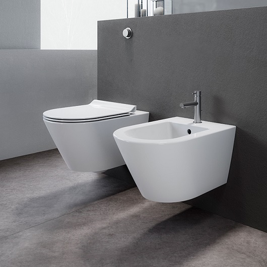 Биде подвесное GSI Kube X 9465FR5111 белое