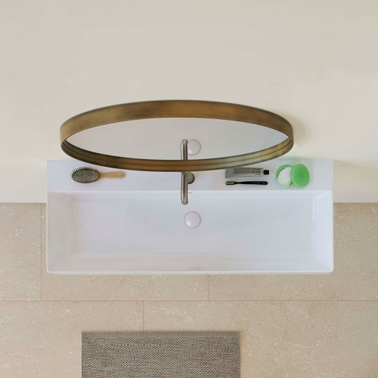 Раковина GSI Kube X 9424111 (1200х470 мм) белая