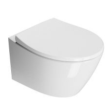 Чаша подвесного унитаза GSI Modo Rimless 9816FR511 безободковая, Swirflush, белая