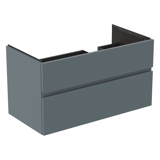 Тумба под раковину Ideal Standard Finesse E3446UQ (1000х505х550 мм, ребристый матовый пепельно-голубой)