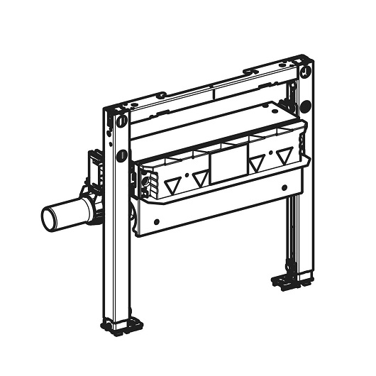 Монтажный элемент для душа Geberit Duofix 111.591.00.2 с внутристенным трапом CleanWall