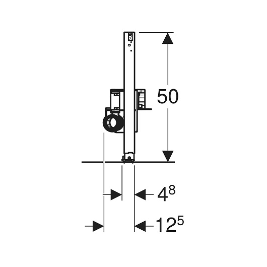 Монтажный элемент для душа Geberit Duofix 111.591.00.2 с внутристенным трапом CleanWall
