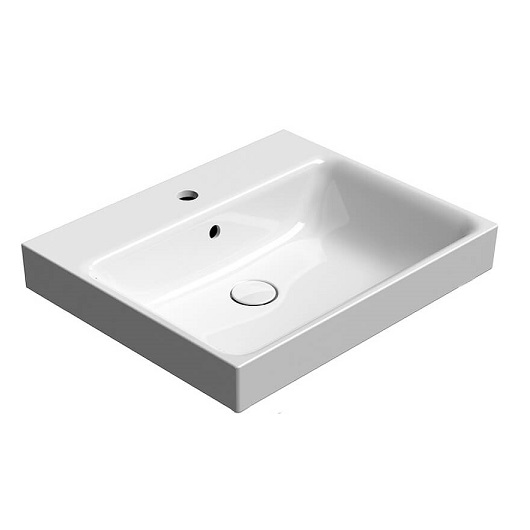 Раковина GSI Nubes 9631111 (600х500 мм) белая