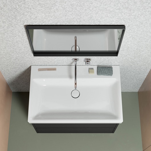 Раковина GSI Nubes 9631111 (600х500 мм) белая