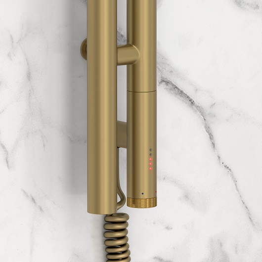 Полотненцесушитель электрический Сунержа Нюанс 3.0 32-5843-1853 (1800х85 мм, МЭМ справа) золотой шёлк