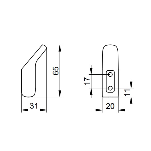 Крючок Keuco Aveno 14614010000 (14614 010000)