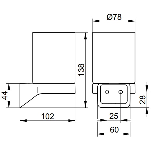 Стакан Keuco Aveno 14650379000 (черный матовый, 14650 379000)