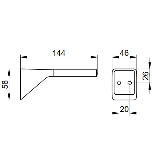 Держатель запасного рулона туалетной бумаги Keuco Aveno 14663370000 (чёрный матовый, 14663 370000)