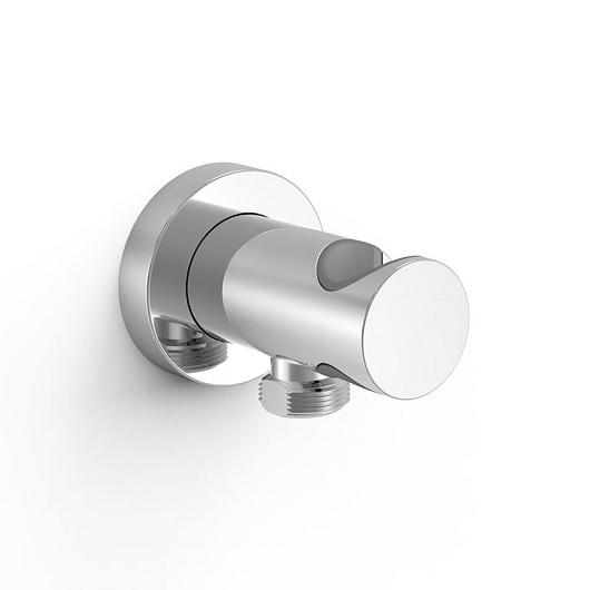 Шланговое подсоединение с держателем TRES Showers 26118201 (хром)