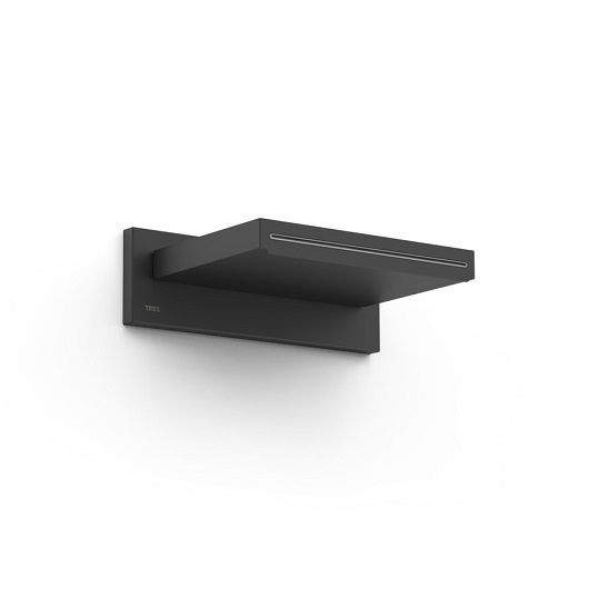 Каскадный излив TRES Showers 29990304NM (черный матовый)