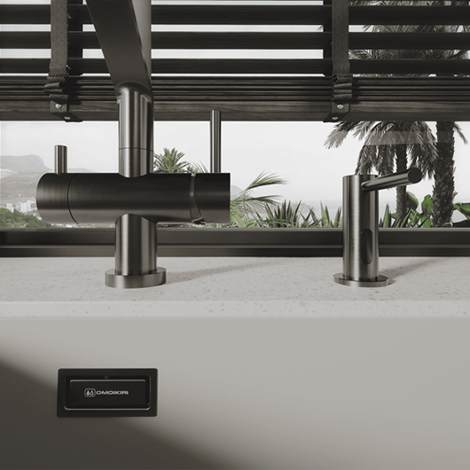 Дозатор Omoikiri OM-09 Sensor BN нержавеющая сталь (4995099) электронный