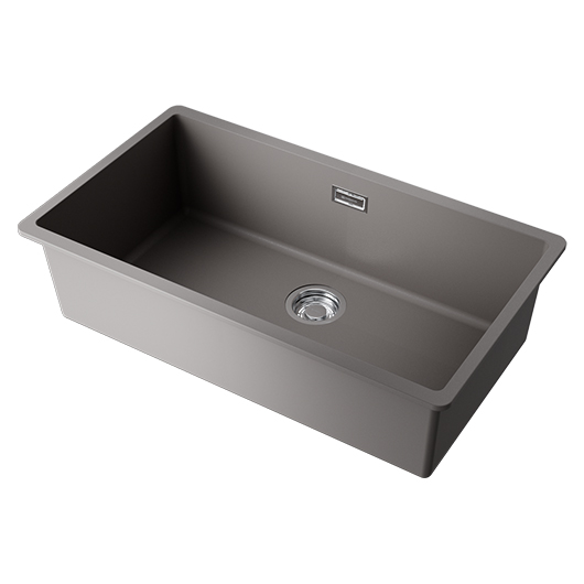 Мойка кухонная Omoikiri Kata 74-U GR 4997566 (leningrad grey, 740х420 мм)