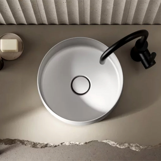 Раковина накладная Bette Liv A243-000 PW (420х420 мм)