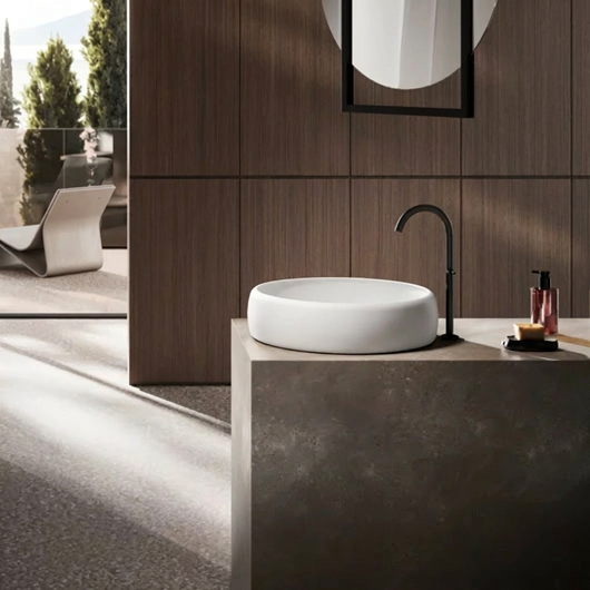 Раковина накладная Bette Curve A245-000 PW (420х420 мм)