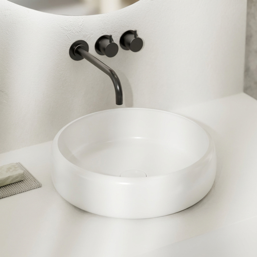 Раковина накладная Bette Curve A245-000 PW (420х420 мм)