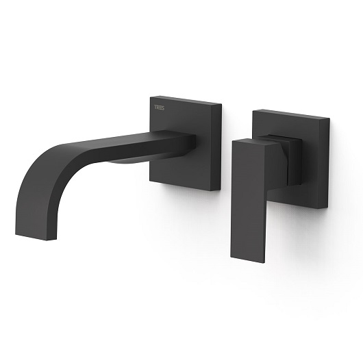 Смеситель для раковины TRES Cuadro Colors 00630021NM (черный матовый)