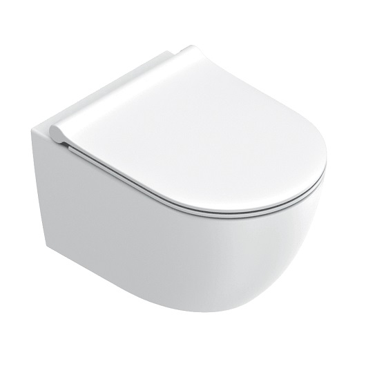 Чаша подвесного унитаза Catalano Sfera 0511500021 безободковая, белый матовый