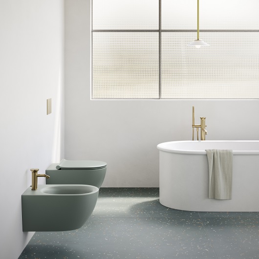 Чаша подвесного унитаза Catalano Sfera 0511550028 безободковая, Aqua Satinato