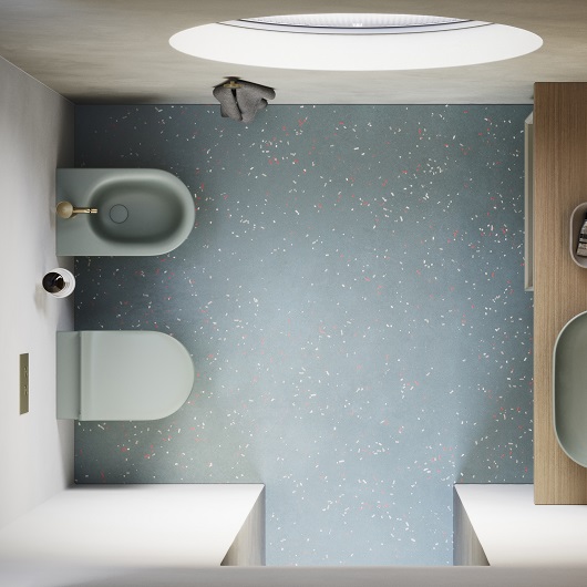 Чаша подвесного унитаза Catalano Sfera 0511550028 безободковая, Aqua Satinato