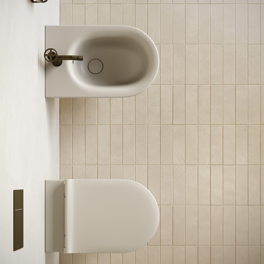 Чаша подвесного унитаза Catalano Sfera 0511550029 безободковая, Sabbia Satinato