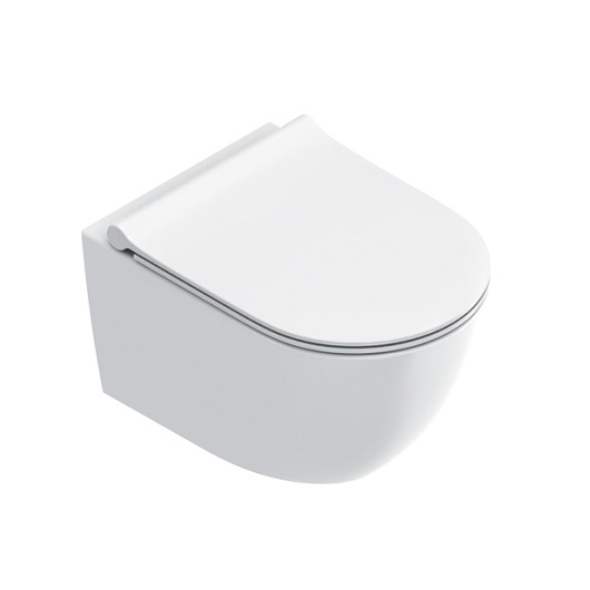 Чаша подвесного унитаза Catalano Sfera Up-Fix 0511700021 безободковая, белый матовый