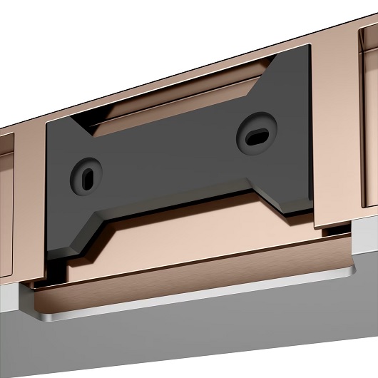 Корзинка для душа Keuco Edition 11 11158290000 (красное золото шлифованное, 11158 290000)