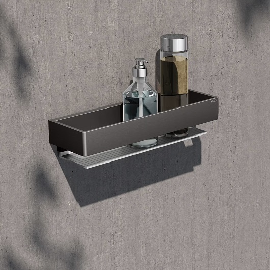 Корзинка для душа Keuco Edition 11 11158350000 (титан черный шлифованный, 11158 350000)