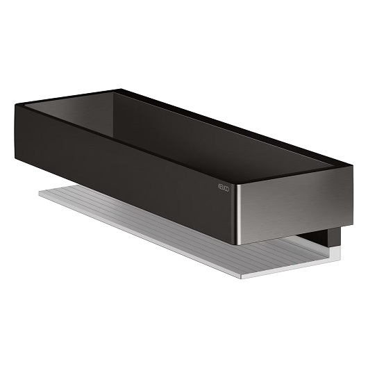 Корзинка для душа Keuco Edition 11 11158350000 (титан черный шлифованный, 11158 350000)