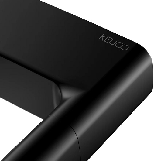 Полотенцедержатель Keuco Actis 13518370000 (чёрный матовый, 450 мм, 13518 370000)