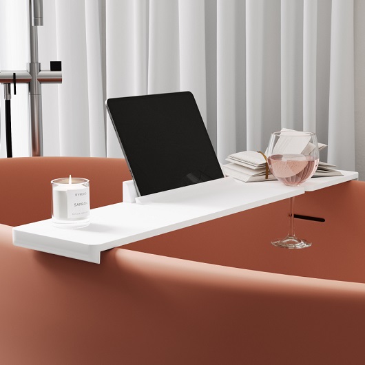 Полка для ванны Salini Gabbiano 1906201M (белый матовый, 900х200 мм)