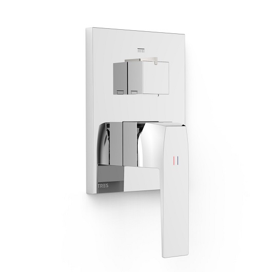 Смеситель на 3 выхода TRES Slim Exclusive 20227310 (хром)