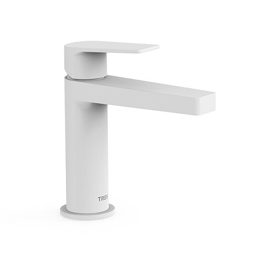 Смеситель для раковины TRES Project Colors 21110301BM (белый матовый)