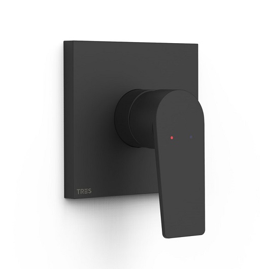 Смеситель для душа TRES Project 21127810NM (черный матовый)