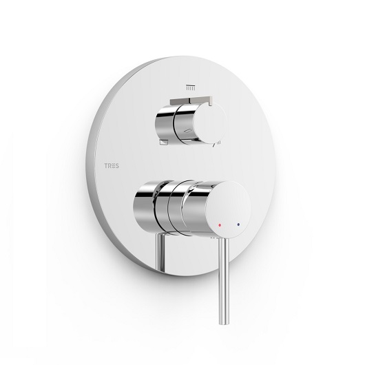 Смеситель на 3 выхода TRES Study Exclusive 26227310 (хром)
