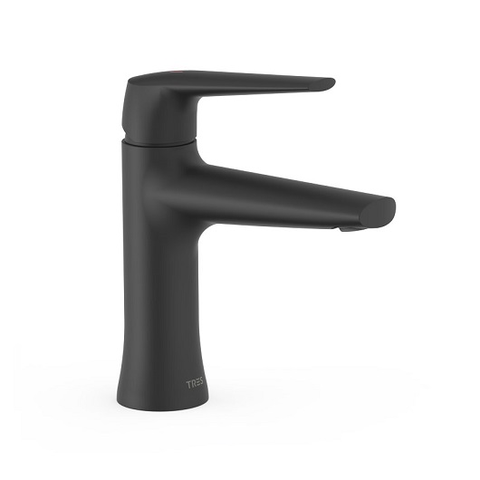 Смеситель для раковины TRES Fuji 28110301NM (черный матовый)