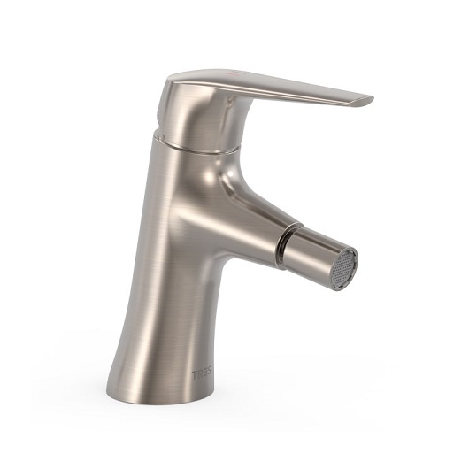 Смеситель для биде TRES Fuji 28112001AC (сталь) без донного клапана