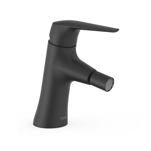 Смеситель для биде TRES Fuji 28112001NM (черный матовый) без донного клапана