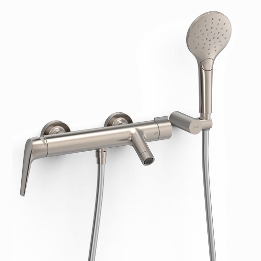 Смеситель для ванны TRES Fuji 28117001AC (сталь)