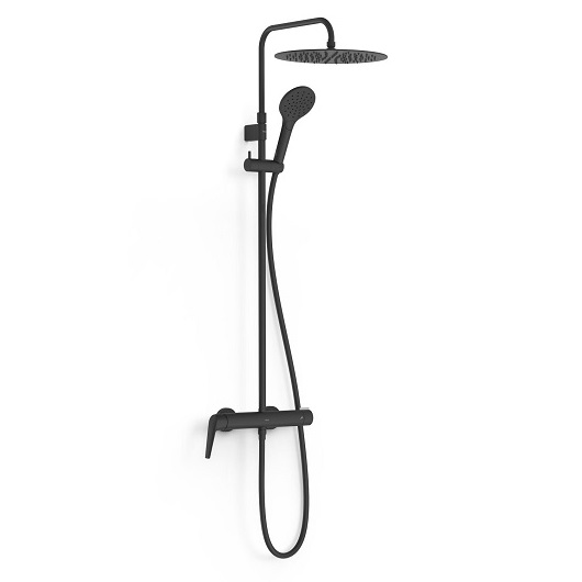 Душевая система TRES Fuji 28119701NM (черный матовый)