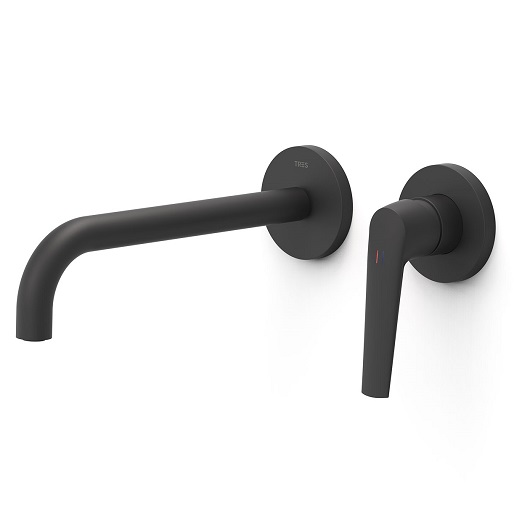 Смеситель для раковины TRES Fuji 28130022NM (черный матовый)
