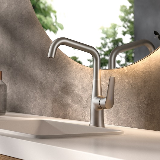 Смеситель для раковины TRES Fuji 28144701AC (сталь)